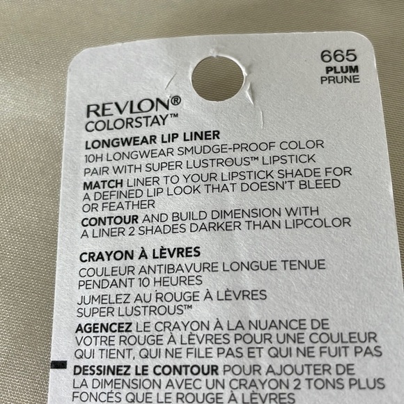 Revlon New in package lip liner 665 plum - Picture 5 of 6